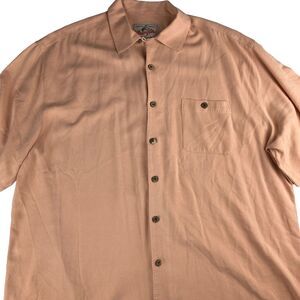 Wrangler American Cowboys Men’s XXL 100% Silk Button Front Shirt Pink Western